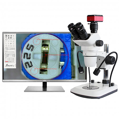 VMS206A體視顯微鏡雙側(cè)光源可調(diào)6.5-55倍電路板手機(jī)維修解剖鏡